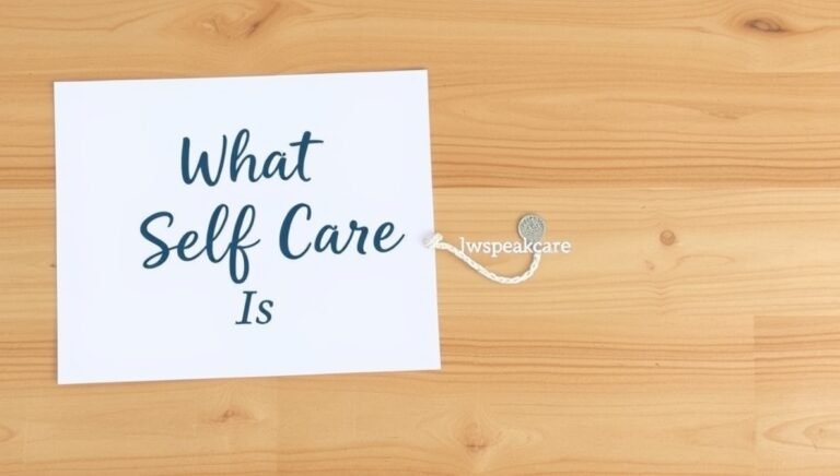 what self care is lwspeakcare